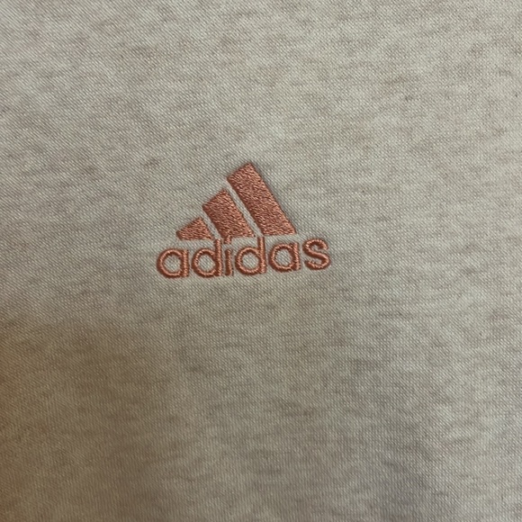 adidas Women's Essentials 3-Stripes Fleece Sweatshirt, size large - Picture 2 of 7